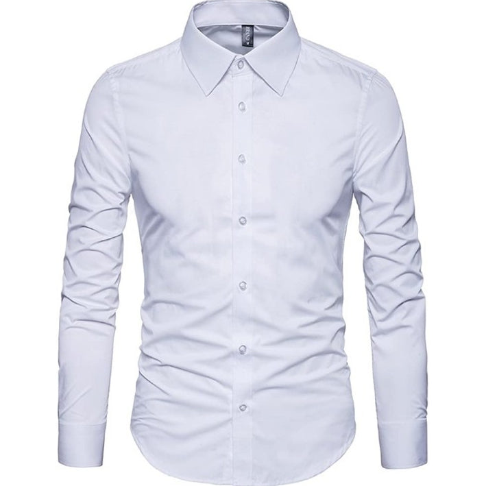 Camisa Social Masculina Slim Luxo Executiva Premium